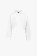 Crop Shirt in Premium White