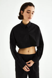 Poplin Super Cropped Shirt