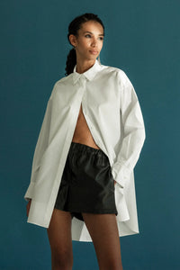 Poplin Cut Out Shirt