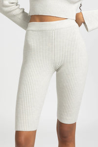 Biker Shorts in ribbed knit