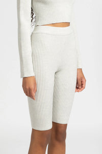 Biker Shorts in ribbed knit