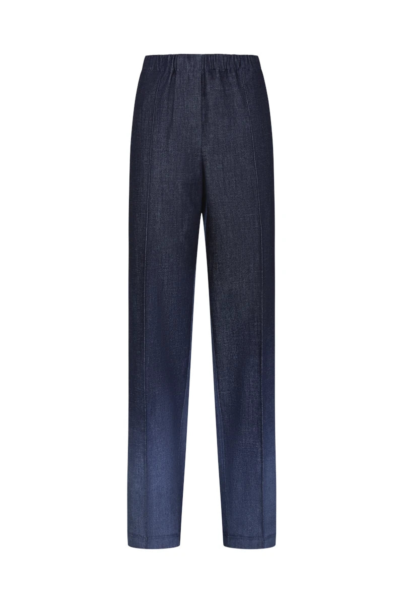 【SATIIIZ】Deroff Gradation Denim Pants Gradient Denim Trousers – www.gaiavittoria.com
