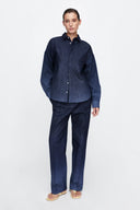 Denim Shirt in Gradient Denim
