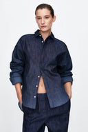 Denim Shirt in Gradient Denim