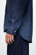 Denim Shirt in Gradient Denim