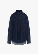 Denim Shirt in Solid Denim