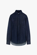 Denim Shirt in Solid Denim