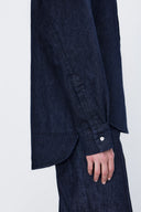 Denim Shirt in Solid Denim