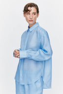 Shirt in Azure Ramie