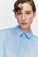 Shirt in Azure Ramie