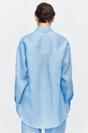 Shirt in Azure Ramie