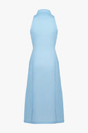 Breeze Dress in Azure Ramie