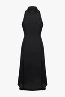 Breeze Dress in Black Ramie