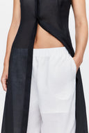 Breeze Dress in Black Ramie