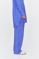 Long Shirt in Indigo Stripes