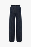 Denim Trousers in Solid Denim