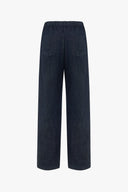 Denim Trousers in Solid Denim