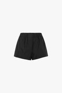 Shorts in Black Poplin