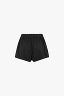 Shorts in Black Poplin