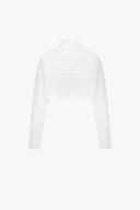 Super Crop Shirt in Premium White