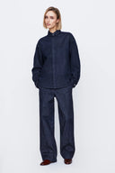 Denim Trousers in Solid Denim
