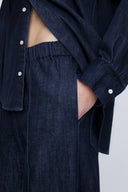 Denim Trousers in Solid Denim