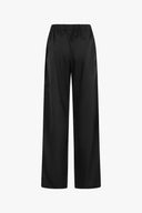 Oversize Trousers in Black Taffeta