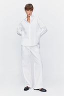 Oversize Trousers in Premium White