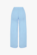 Trousers in Azure Ramie