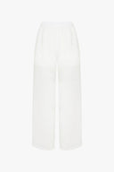 Trousers in White Ramie