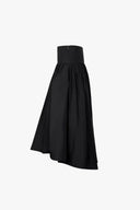 Volume Skirt in Black Taffeta