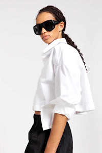Poplin Cropped Shirt