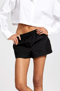 Shorts in taffeta