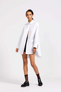 Poplin Cut Out Shirt