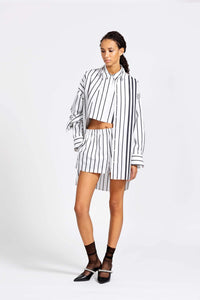 Oversized Cotton Long Shirt