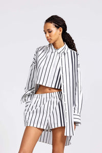 Oversized Cotton Long Shirt