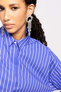 Oversized Cotton Long Shirt