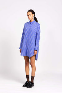 Oversized Cotton Long Shirt