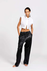 Black Leather Trousers