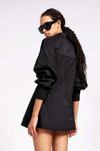 Volume Shirt Dress in Taffeta
